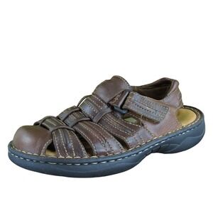 GBX Men's Fisherman Brown Leather Size 9 Medium Gently Used 2025